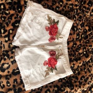 CUTE whipped ripped shorts with holes
